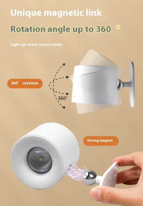 Wireless Magnetic Reading Light