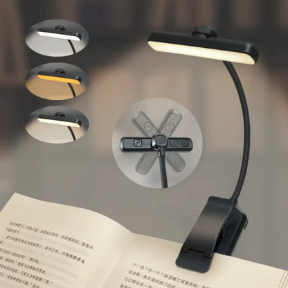 Rotating LED Reading Light with Double Row Beads