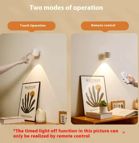 Wireless Magnetic Reading Light